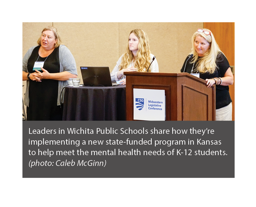 Leaders in Wichita, Kansas, Public Schools share how they're implementing a new state-funded program to help meet the mental health needs of K-12 students