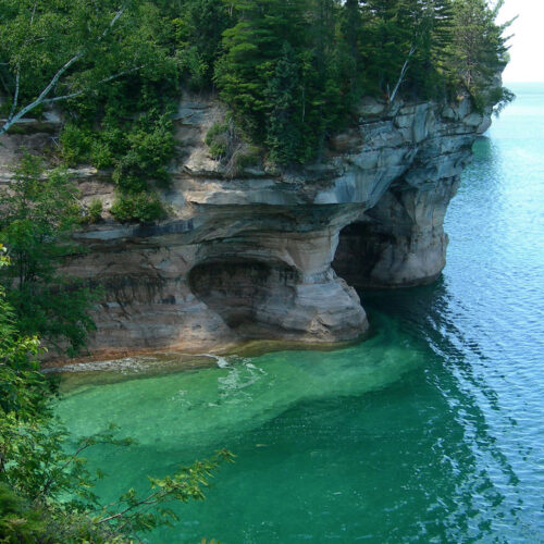 lake and shoreline